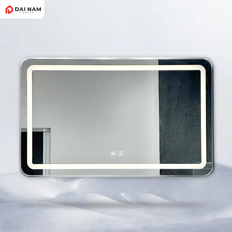 Gương LED sấy có khung viền 60×100 SJ-6010BS Gương LED sấy có khung viền 60×100 SJ-6010BS