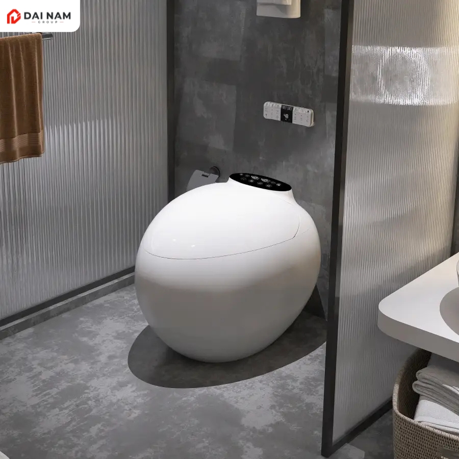 Bồn cầu trứng thông minh đa chức năng SJ-6666D (2)