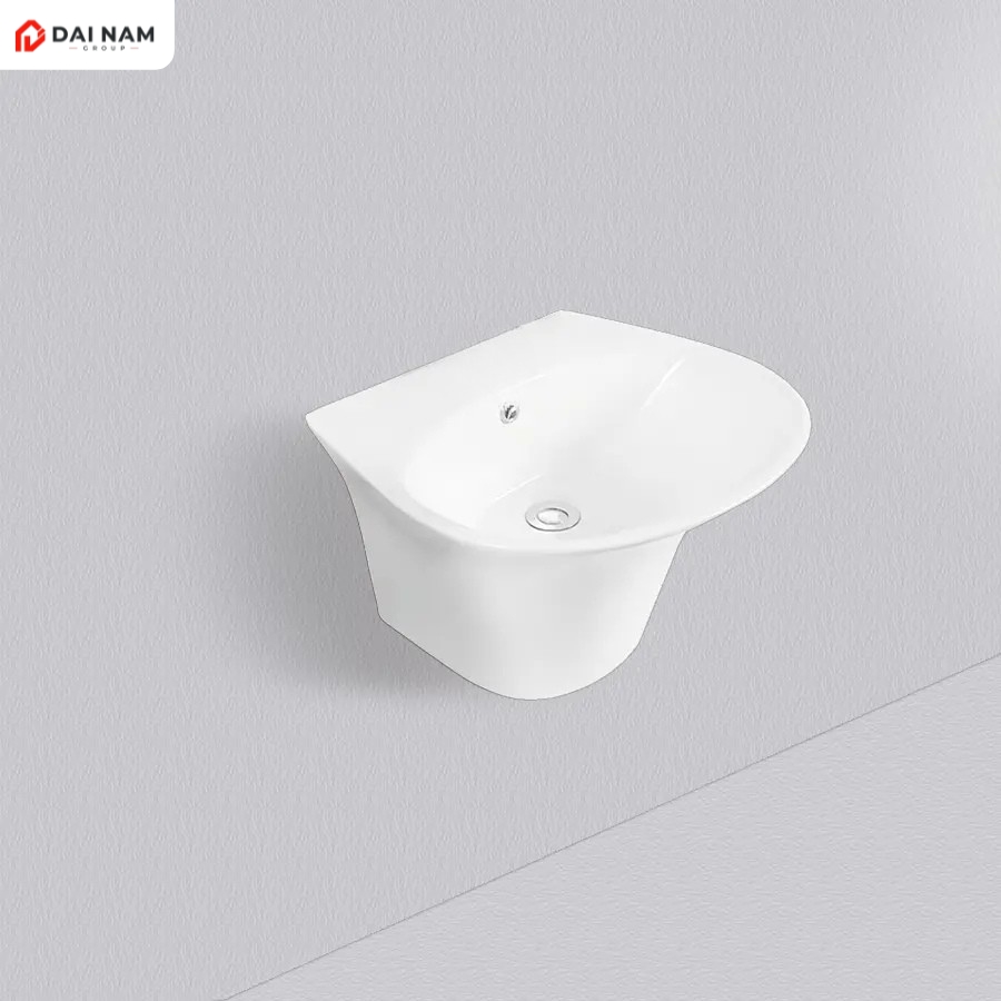 Chậu Lavabo sứ treo tường cao cấp SJ-LB2126 (2) Chậu Lavabo sứ treo tường cao cấp SJ-LB2126
